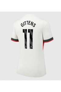 Fotbalové Dres Chelsea Jamie Gittens #11 Dámské Venkovní Oblečení 2025-26 Krátký Rukáv